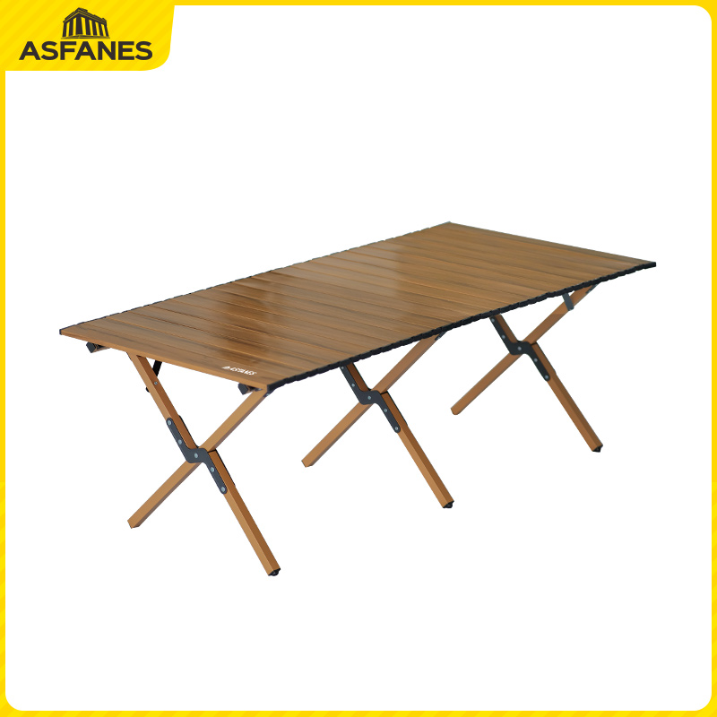 ASFANES 蛋卷桌碳钢卡其色